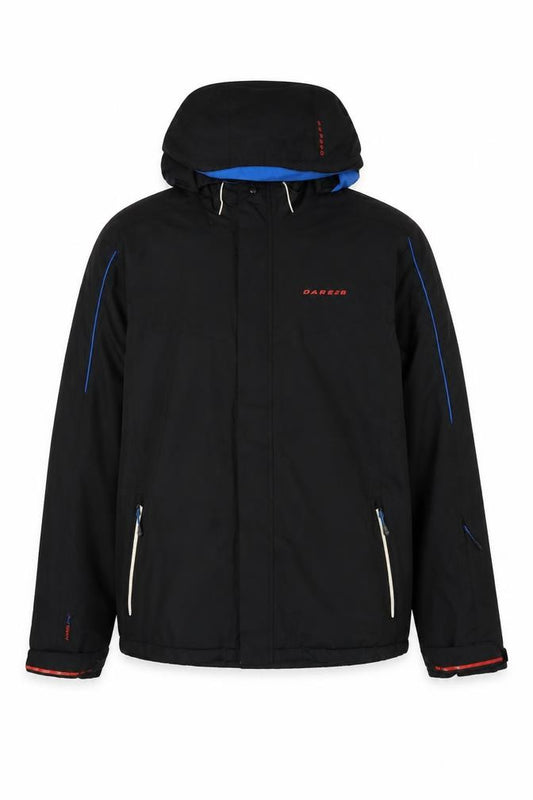 Dare 2b Mens Black 3XL Hooded Padded Ski Jacket Outdoor Coat