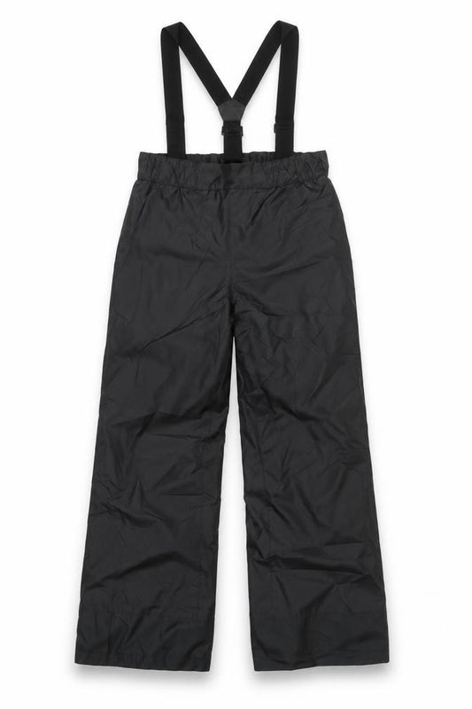 Wedze Boys Black 14 Years Snow Pants Ski Trousers with Braces