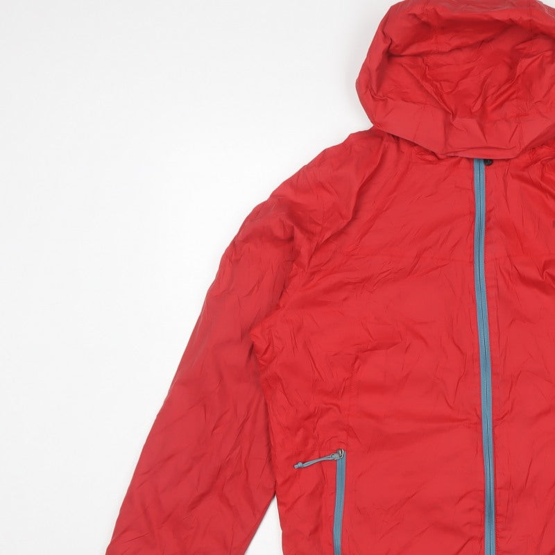 The North Face Men’s Red M Hooded Waterproof Rain Jacket