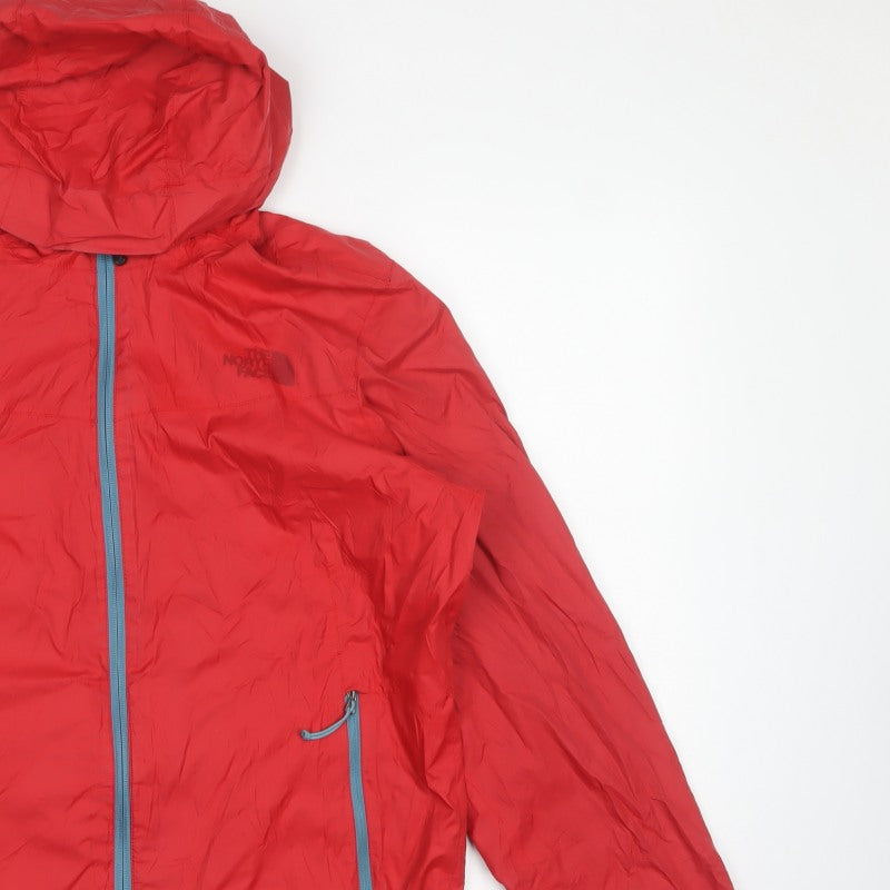 The North Face Men’s Red M Hooded Waterproof Rain Jacket