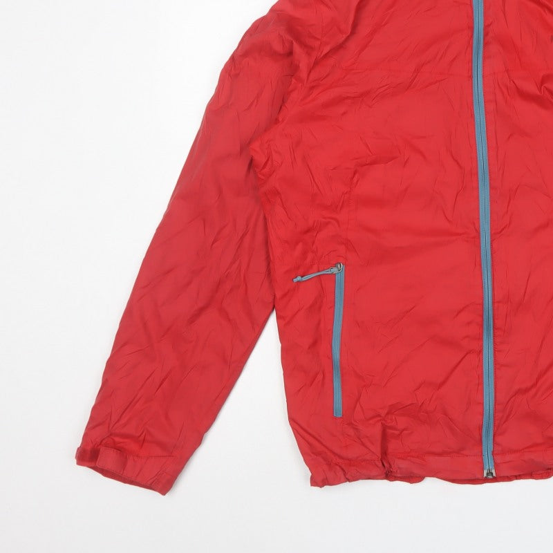 The North Face Men’s Red M Hooded Waterproof Rain Jacket