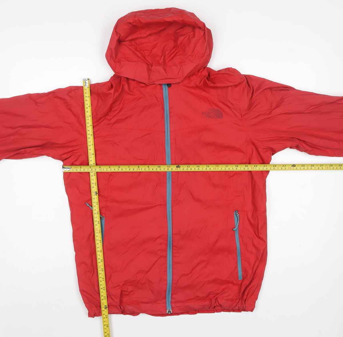The North Face Men’s Red M Hooded Waterproof Rain Jacket