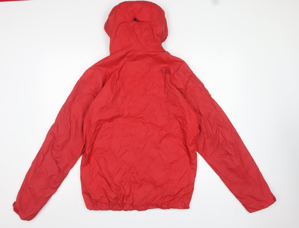 The North Face Men’s Red M Hooded Waterproof Rain Jacket