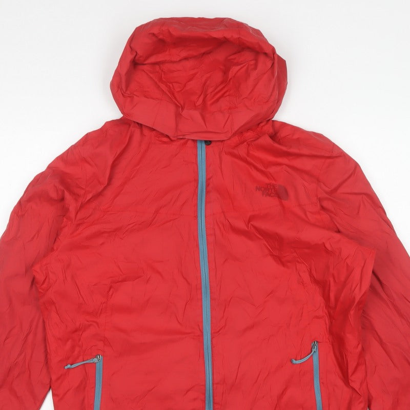 The North Face Men’s Red M Hooded Waterproof Rain Jacket