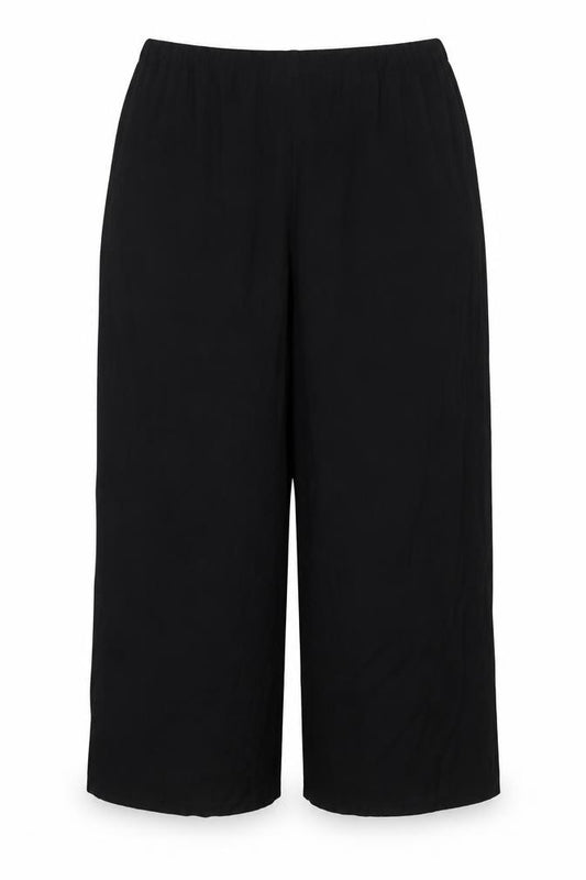M&S Women’s Black Size 24 Regular Wide Leg Trousers