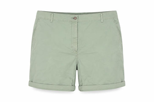 Marks and Spencer Women’s Green Chino Shorts Size 22 Cotton Stretch
