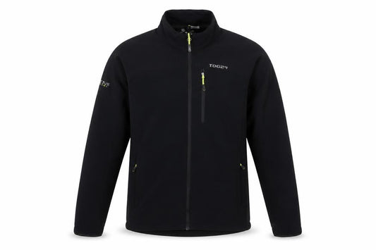 TOG24 Mens Black S Dickerson Softshell Full Zip Outdoor Jacket