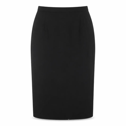 Marks & Spencer Women Black UK 14 Wool Pencil Knee Skirt