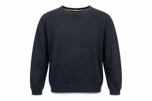 Superdry Men's Black XL Crew Neck Logo Pullover Sweatshirt