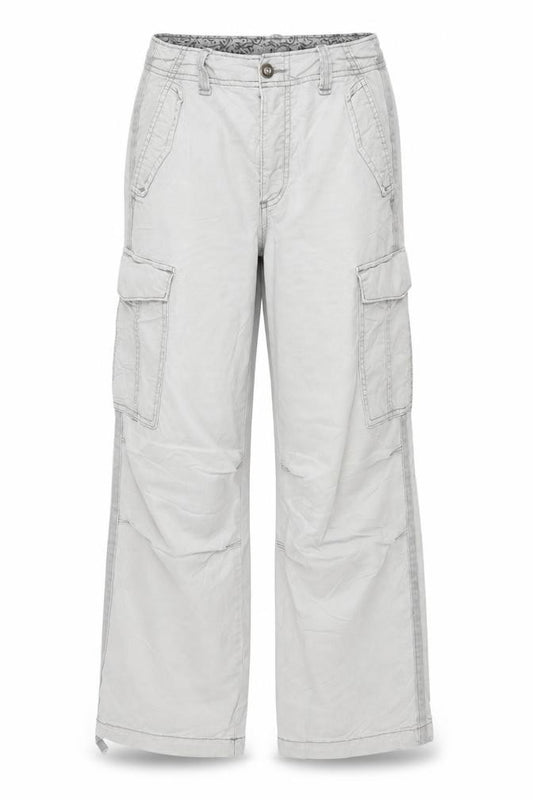 Marks and Spencer Women Grey Cargo Trousers UK 8 Short Straight Leg
