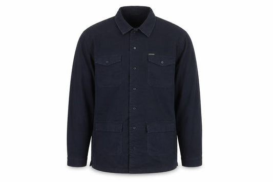 Firetrap Men’s Blue 2XL Military Jacket Cotton 4 Pocket