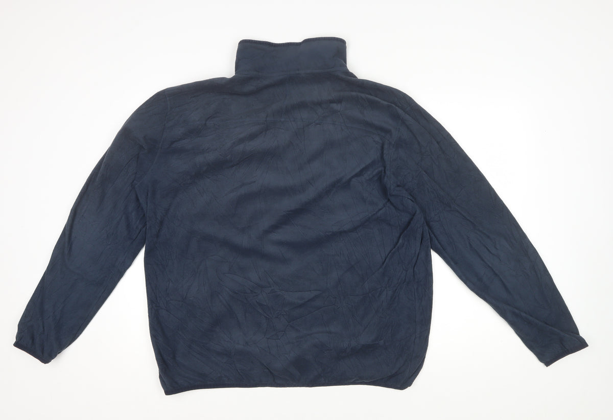 The North Face Men’s Blue XL 1/4 Zip Fleece Pullover Outdoor