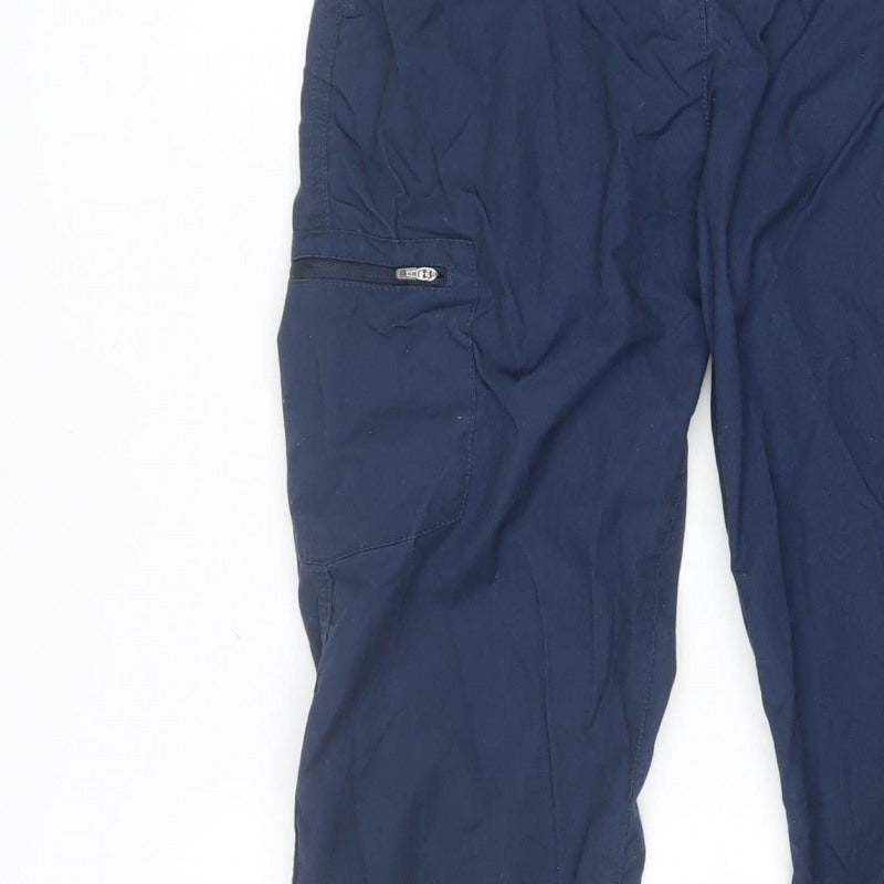 Craghoppers Women’s Blue UK 8 Cargo Trousers Polyester Cotton