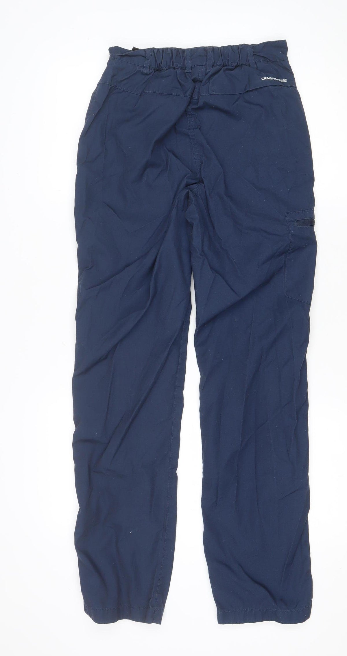 Craghoppers Women’s Blue UK 8 Cargo Trousers Polyester Cotton