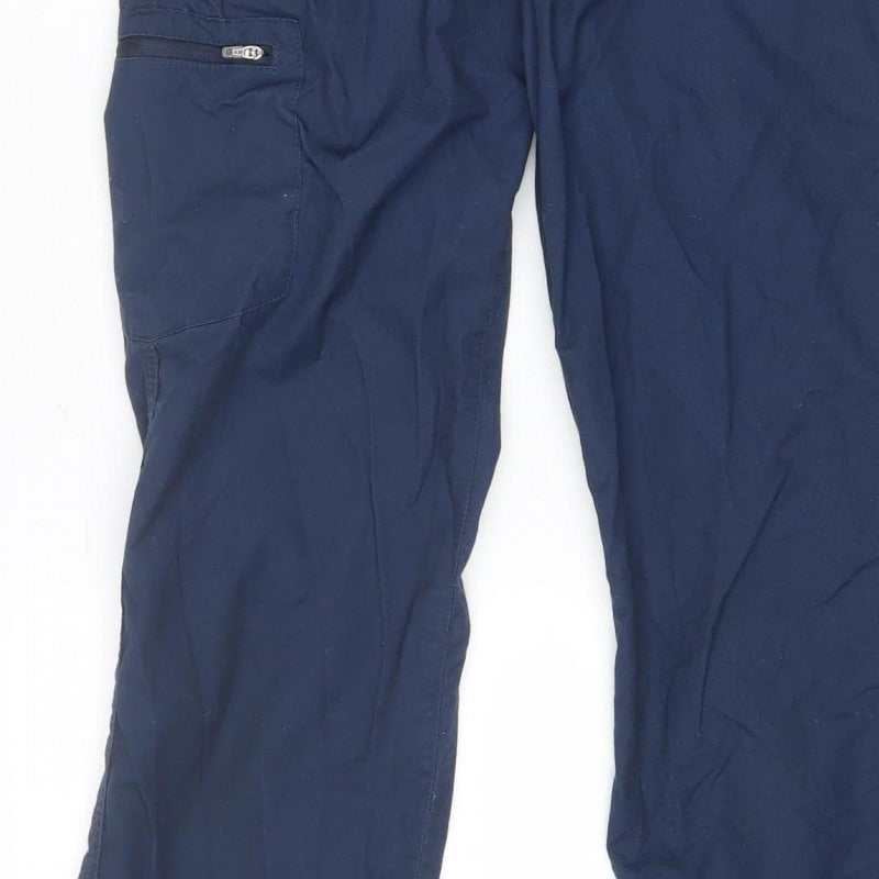 Craghoppers Women’s Blue UK 8 Cargo Trousers Polyester Cotton