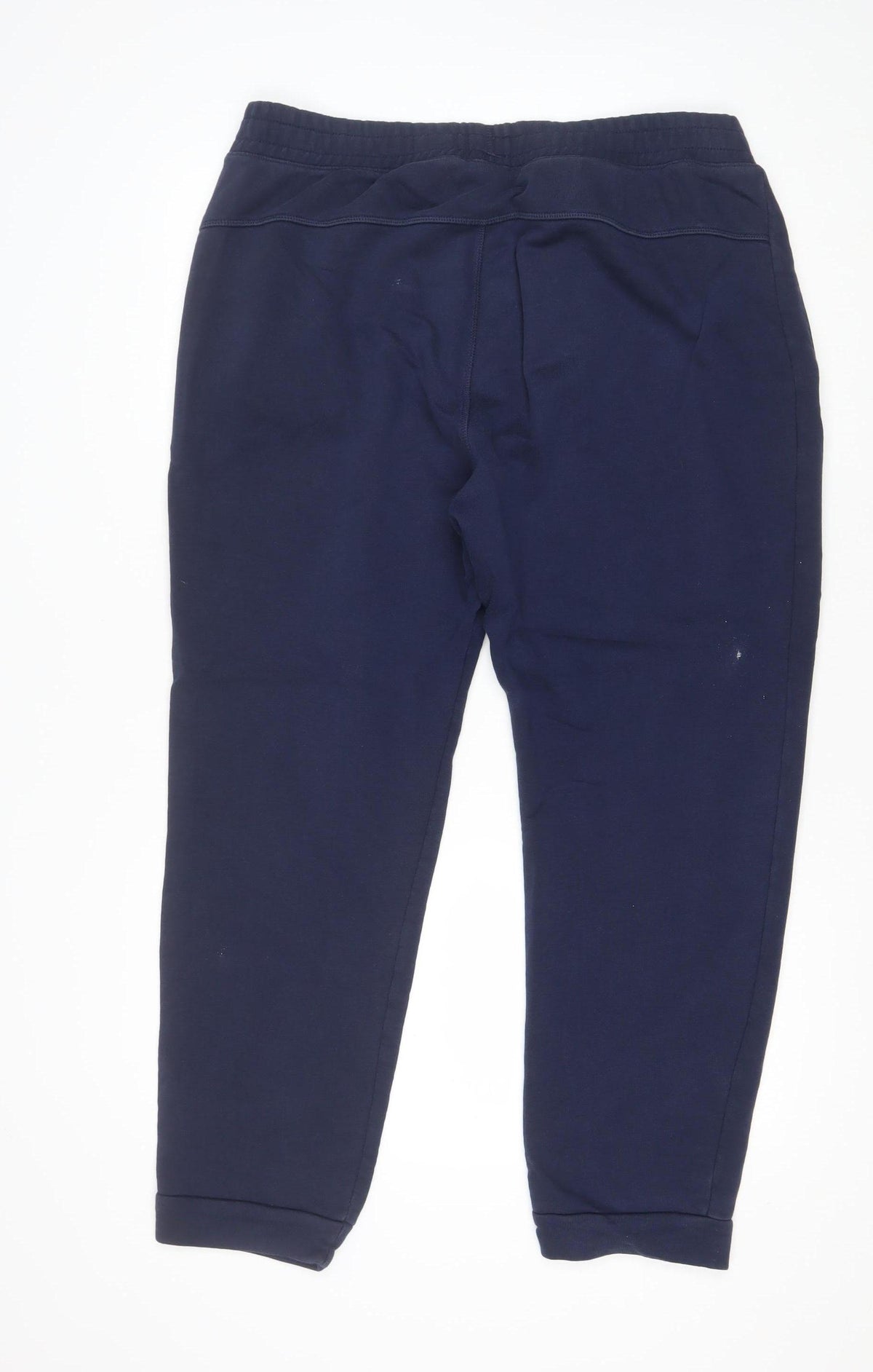 Reebok Men’s Blue XL Jogger Sweatpants Cotton Blend Logo Pockets