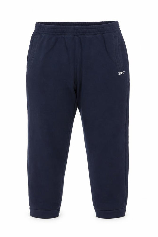 Reebok Men’s Blue XL Jogger Sweatpants Cotton Blend Logo Pockets