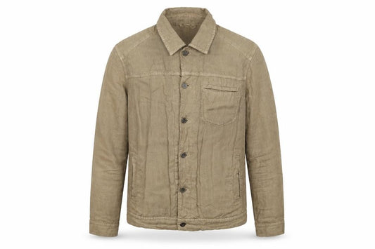 Ted Baker Men’s Beige Linen Button Jacket Size M Casual