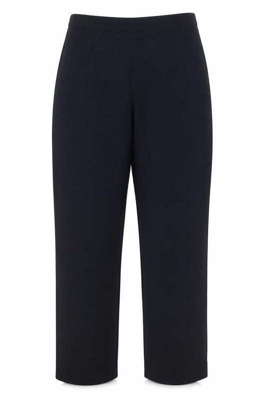 Satsuma London Women’s Black Size 12 High Rise Straight Dress Trousers