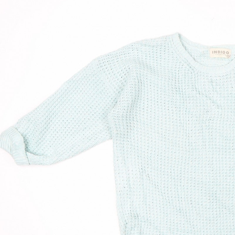 Marks and Spencer Women Mint Green UK 10 Open Knit Oversized Jumper