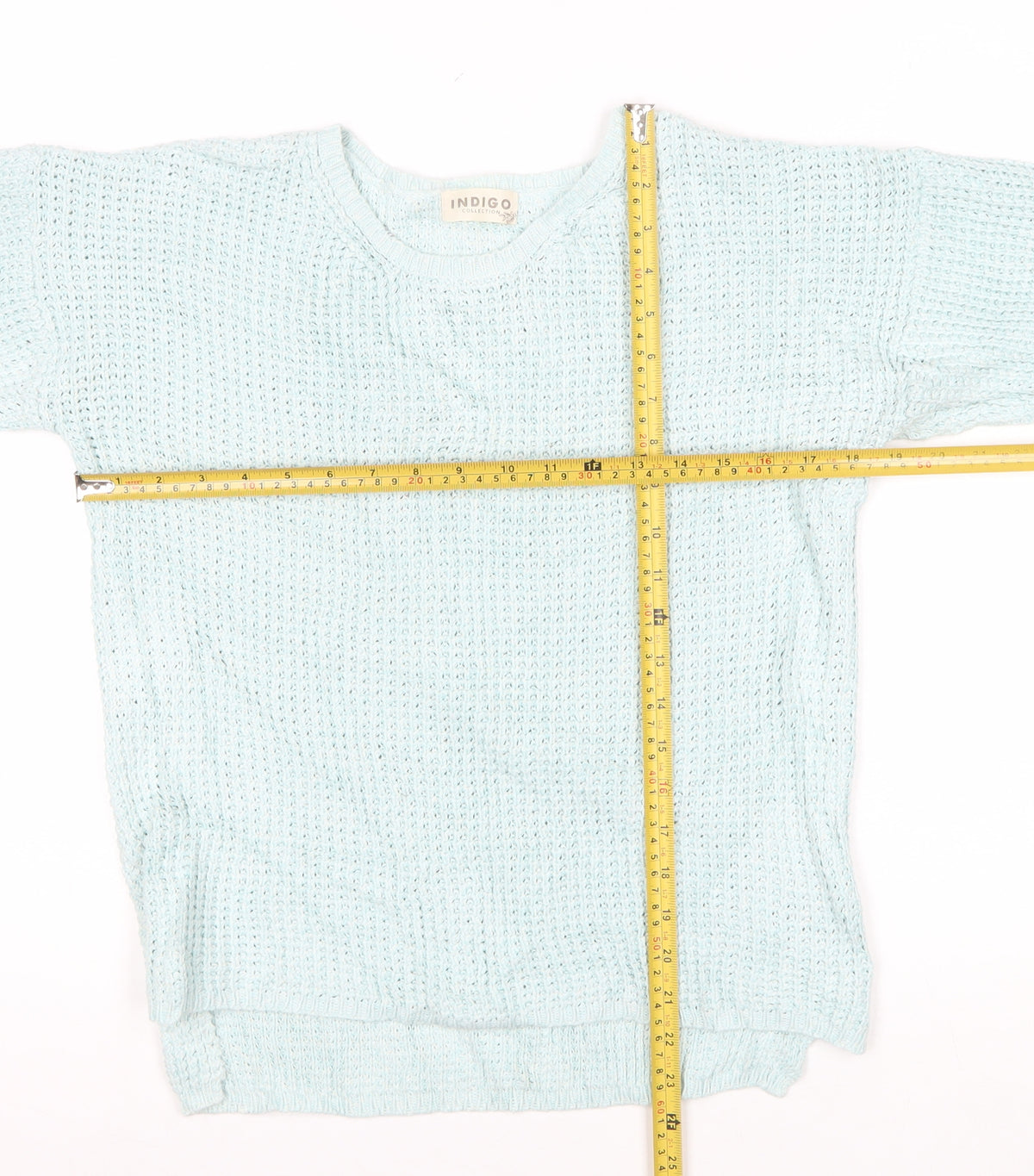 Marks and Spencer Women Mint Green UK 10 Open Knit Oversized Jumper