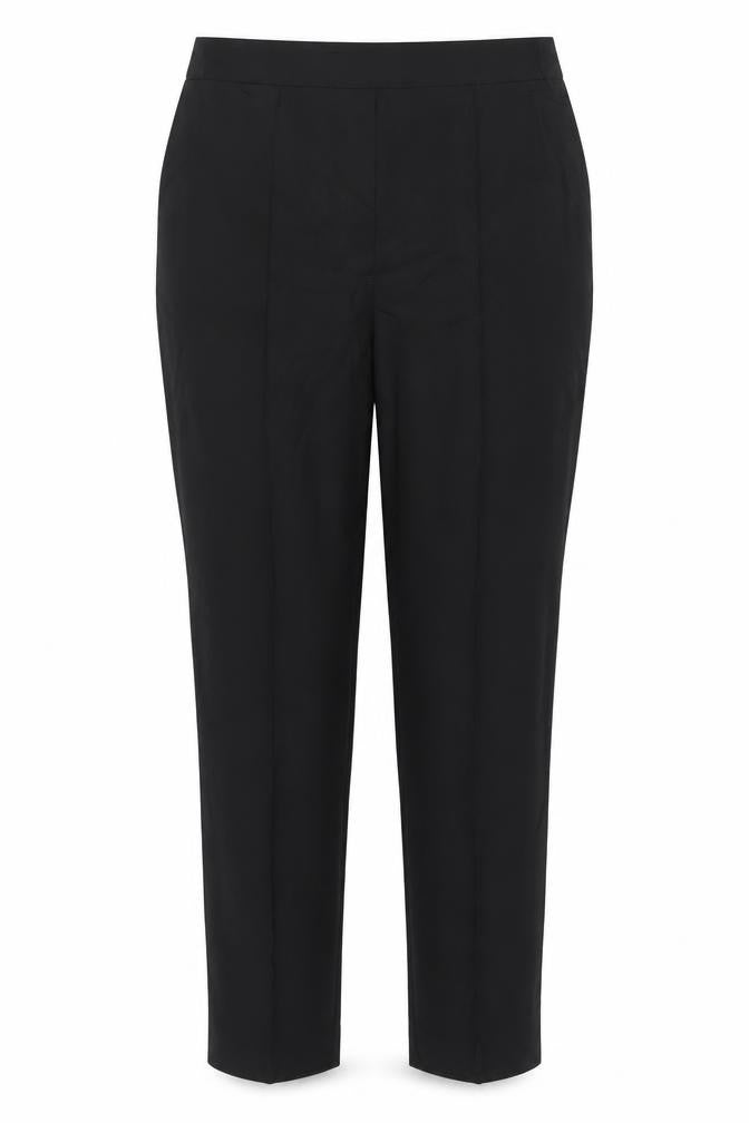 M&S Women’s Black Size 14 Straight Leg Smart Work Trousers