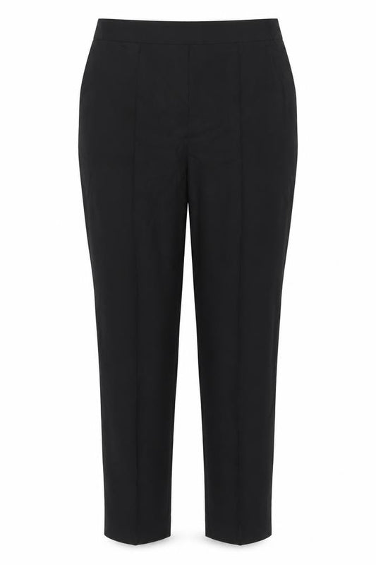 M&S Women’s Black Size 14 Straight Leg Smart Work Trousers