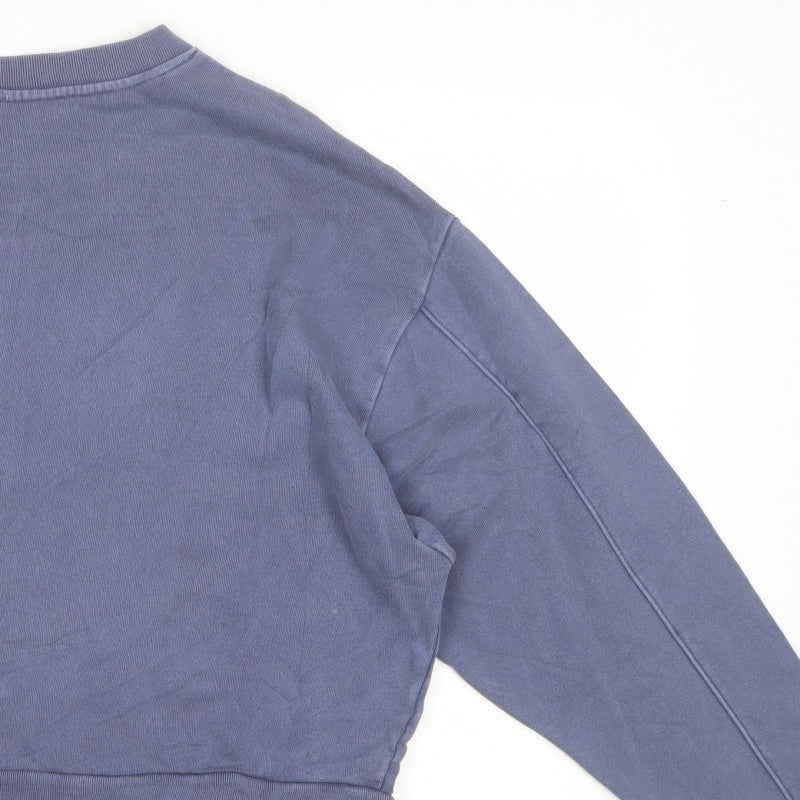 Levi's Men’s Blue L Embroidered Logo Crew Neck Pullover Sweatshirt
