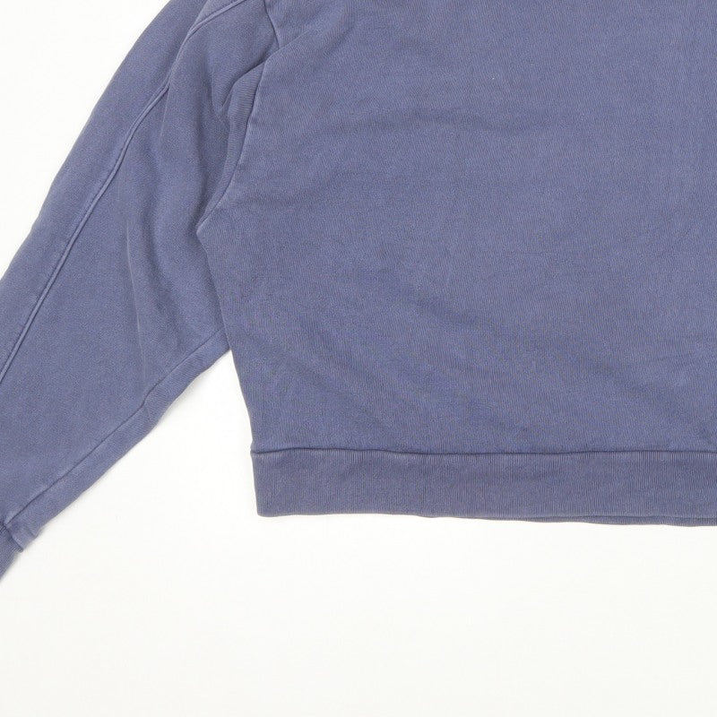Levi's Men’s Blue L Embroidered Logo Crew Neck Pullover Sweatshirt