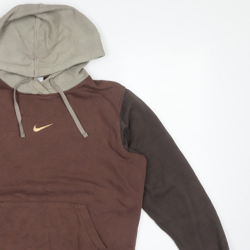 Nike Women’s Multicolour S Colourblock Pullover Hoodie Logo