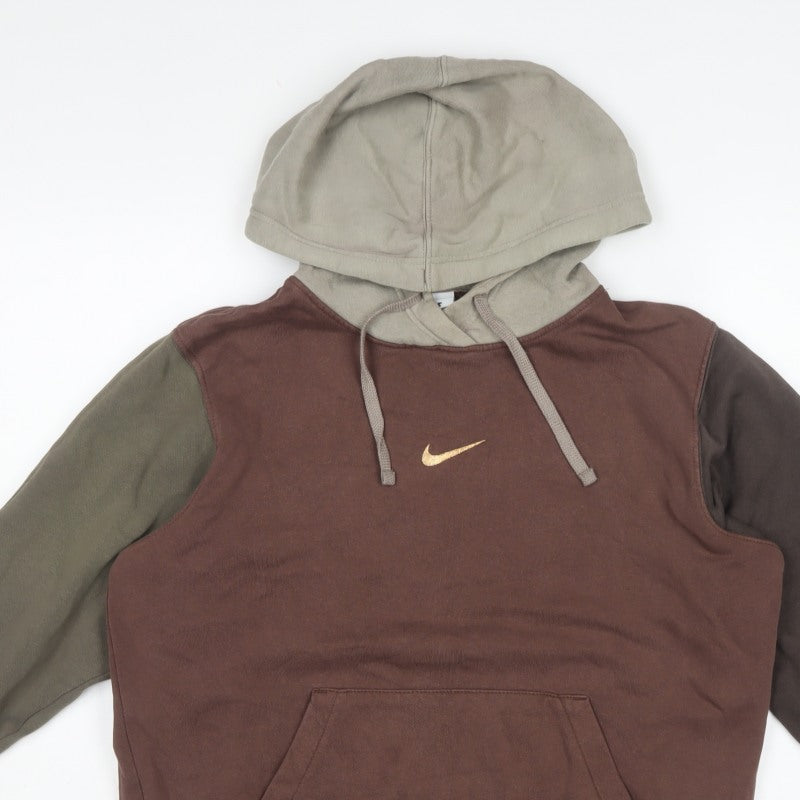 Nike Women’s Multicolour S Colourblock Pullover Hoodie Logo