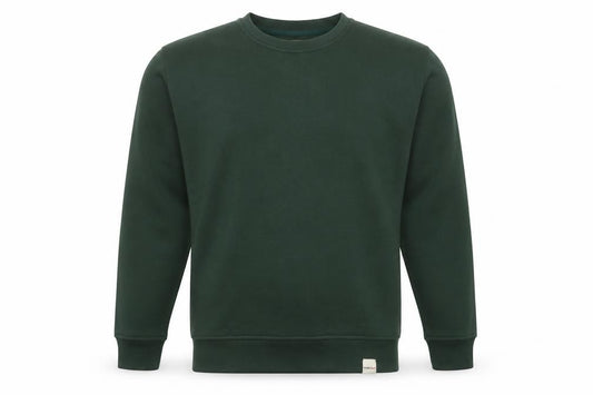 Lee Cooper Men’s Green L Pullover Crew Neck Fleece Sweatshirt