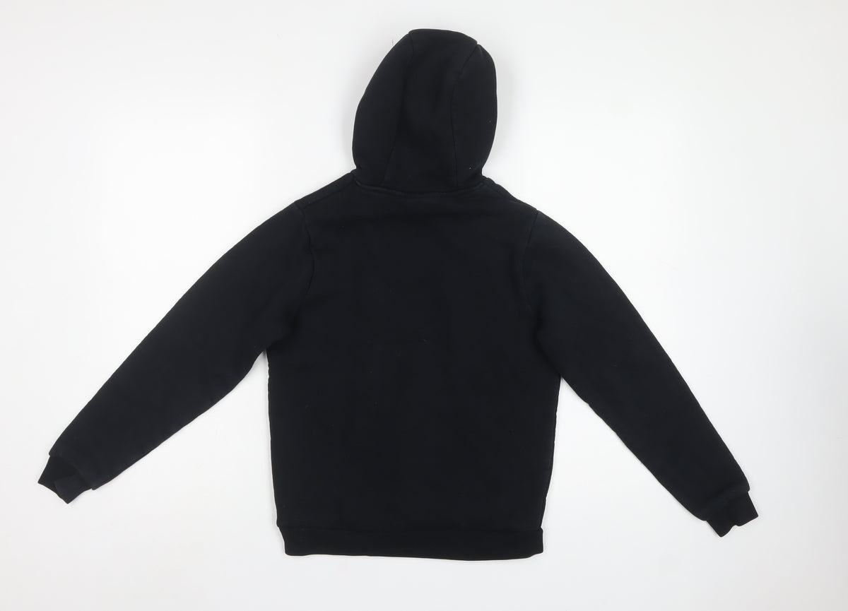 Kings Will Dream Boys Black S Pullover Graphic Logo Hoodie 80% Cotton