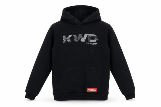 Kings Will Dream Boys Black S Pullover Graphic Logo Hoodie 80% Cotton