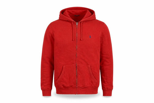Polo Ralph Lauren Men’s Red XL Full Zip Logo Hoodie