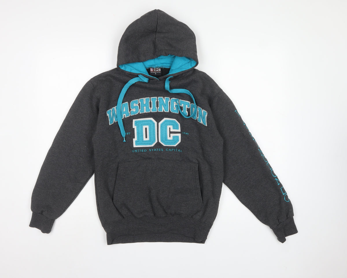 DC Women’s Grey Washington DC Graphic Pullover Hoodie Size S