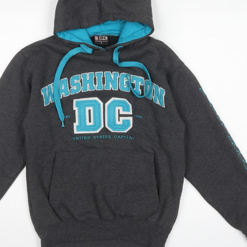 DC Women’s Grey Washington DC Graphic Pullover Hoodie Size S