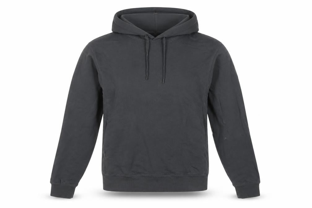 UNIQLO Women Black S Pullover Hoodie Drawstring Cotton Pockets