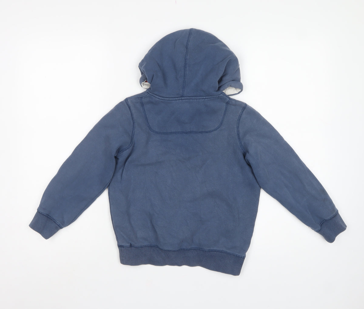 Joules Boys Blue 8 Years Pullover Rugby Hoodie Logo Pocket