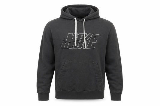 Nike Men's Black XS Pullover Hoodie Graphic Logo Drawstring Pockets