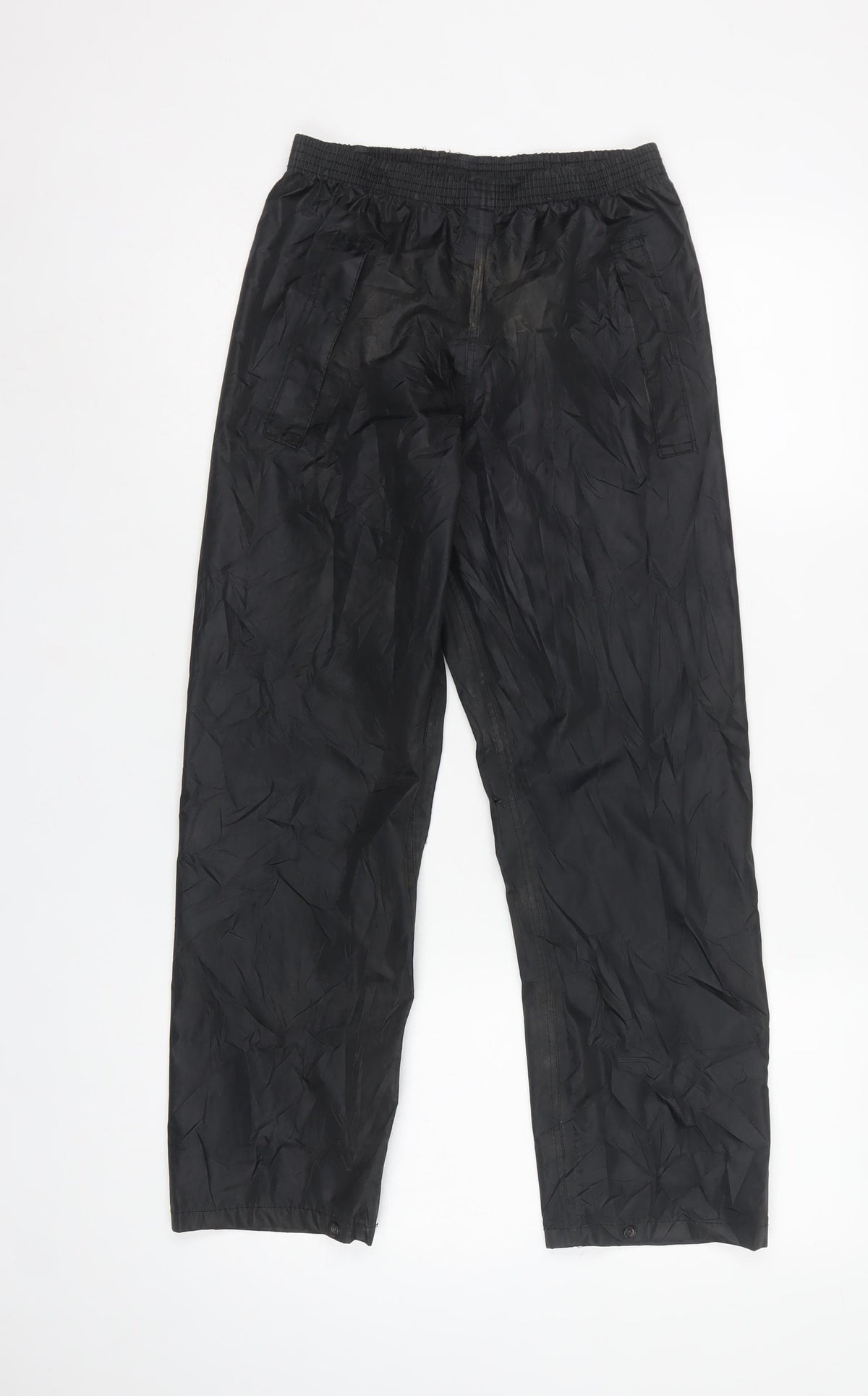 Regatta Professional Boys Black 9-10 Years Windbreaker Trousers