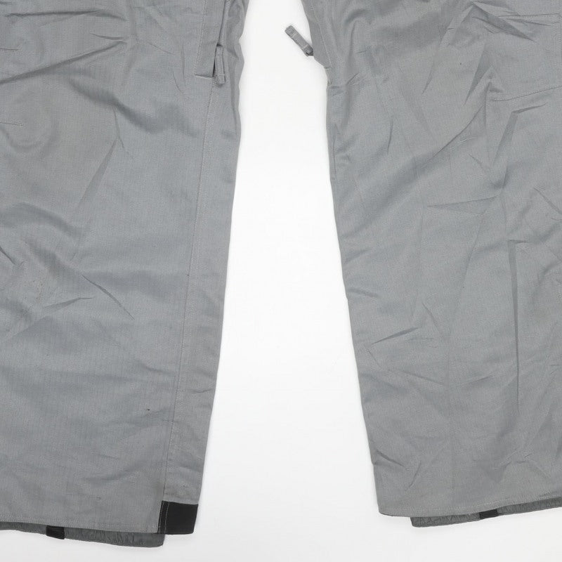 Animal Mens Grey XL Technical Snow Pants Cargo Ski Insulated Waterproof