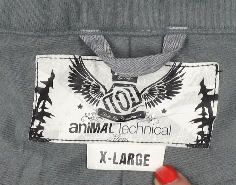 Animal Mens Grey XL Technical Snow Pants Cargo Ski Insulated Waterproof