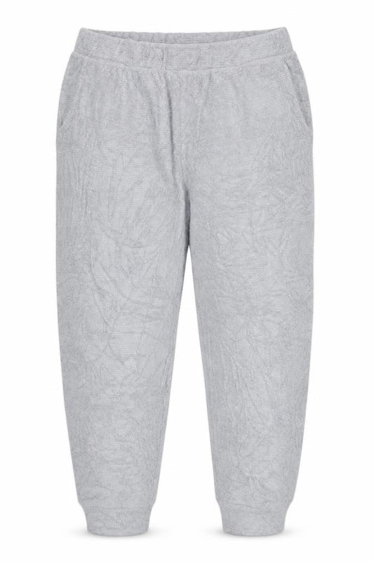 M&S Women Grey XL Regular Knit Jogger Sweatpants Elastic Waist