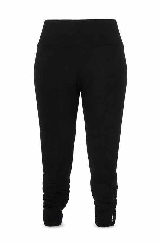 Mint Velvet Women’s Black L High Rise Zip Ankle Leggings