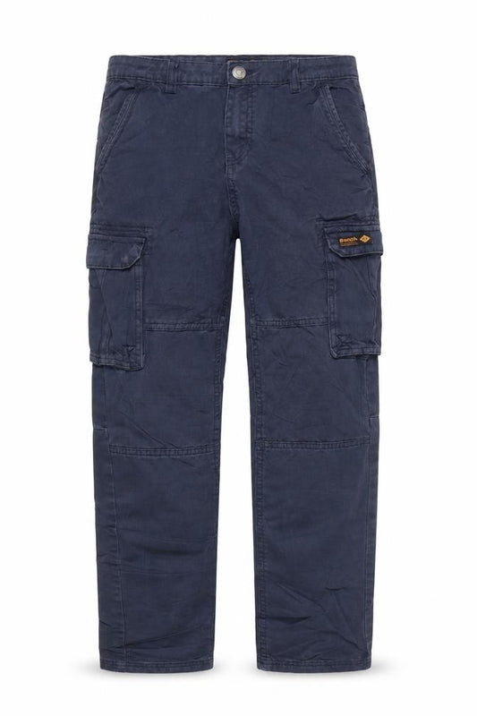 Bench Boys Blue Cargo Trousers Age 13 Years 26in Waist Pockets