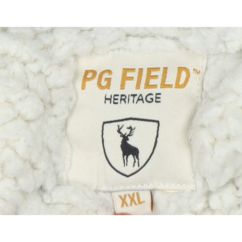 PG Field Heritage Men's Multicoloured 2XL Plaid Fleece Lined Jacket