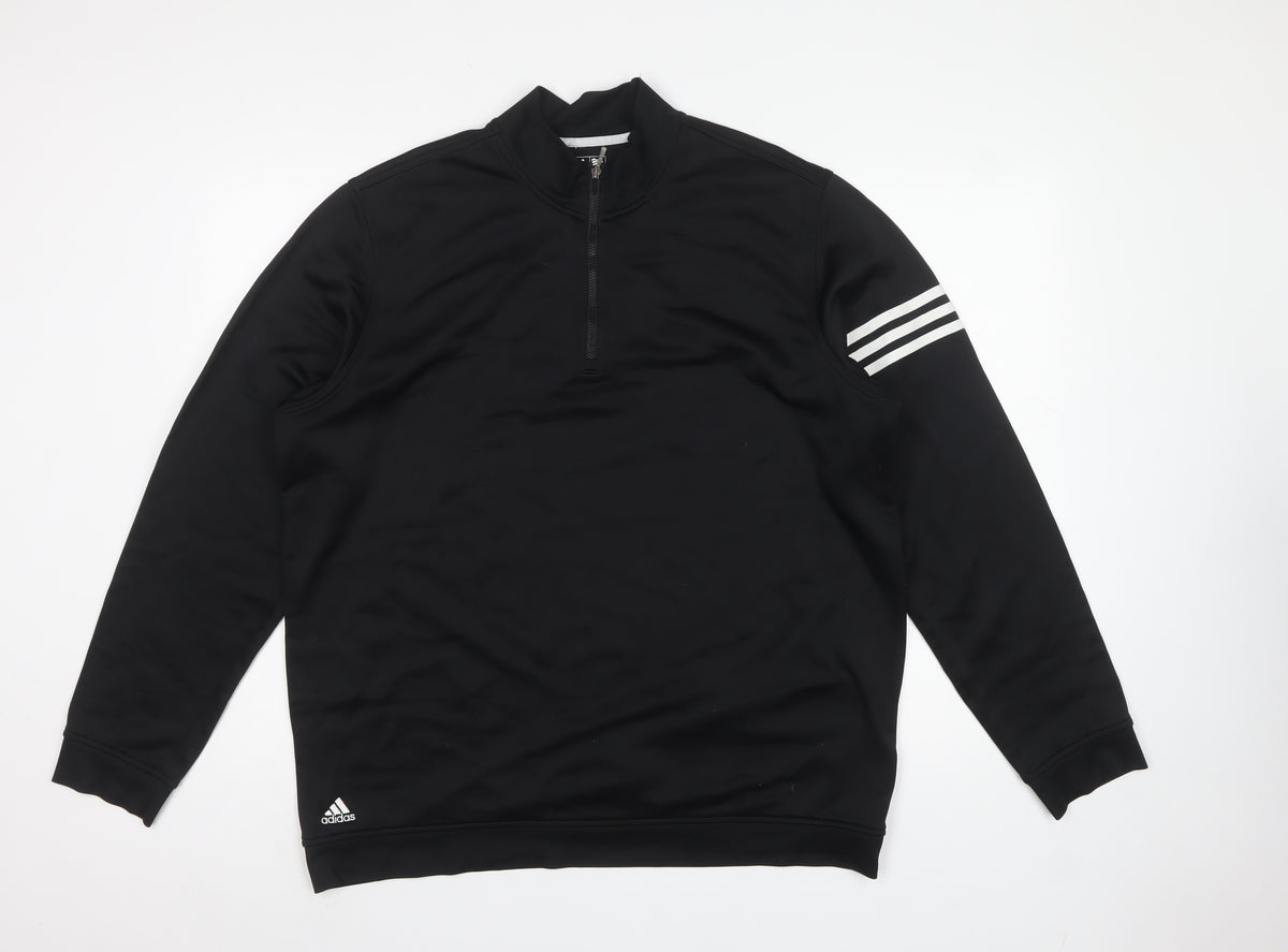 Adidas Men’s Black XL Climalite 1/4 Zip Golf Sweatshirt
