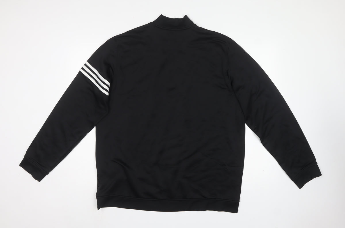 Adidas Men’s Black XL Climalite 1/4 Zip Golf Sweatshirt