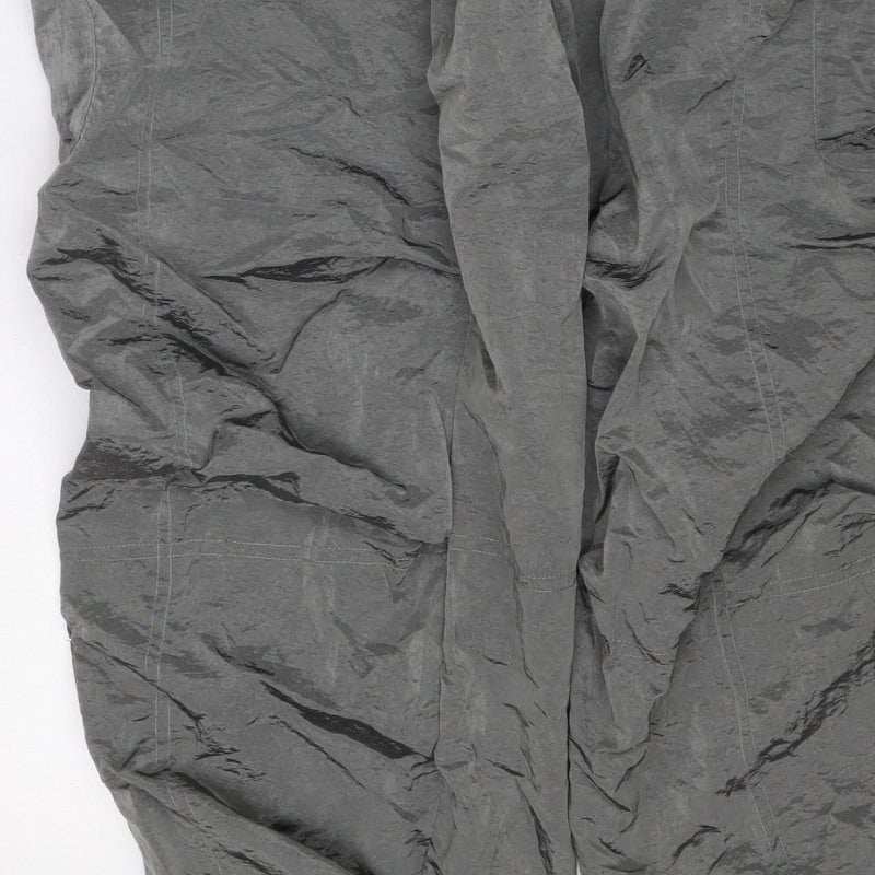 Lots Frans Women’s Grey S Cargo Jogger Trousers Nylon Drawstring